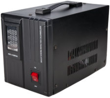 Voltage Stabilizer 500VA, LCD Display, Servomotor and Delay Function