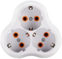 Triple Schuko Plug