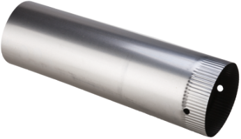 Black Sheet Metal Stove Pipe 1030 / L[m]: 1; G[mm]: 0.4; D[mm]: 120