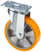 Swivel Caster with Top Plate, Polyurethane