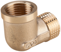 Brass Elbow 92 F-M EvoSanitary®