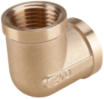 Brass Elbow 90 F-F EvoSanitary®