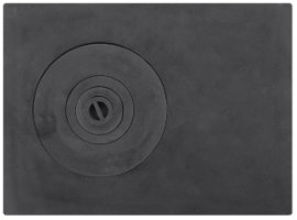 Cast Iron Hob 1OCL / L[mm]: 520; l[mm]: 390