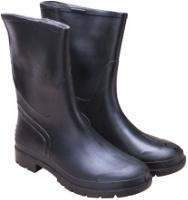 Black PVC Boots Bursuc