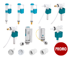 Sanitary Promo Pack 13/ 57 pcs / Toilet Fill-Drain Accessories