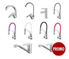 Sanitary Promo Package 10 / 15 pcs / Faucets Delta+4001+Flexible Spout