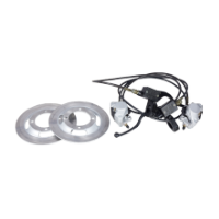 Kit 2 Brake Discs and 2 Cables for Motocultivator EvoTools +Plus®