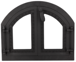 Garden Oven Door with Glass Greek Model 2003