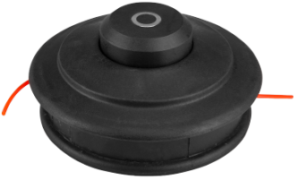 Brush cutter head with nylon line