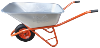 Wheelbarrow CX-80 with Pneumatic Wheel and Metal Rim