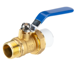 PPR Brass Valve, Male Thread