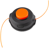 Brush cutter head with nylon line 1163