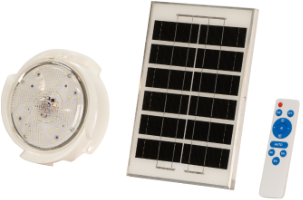 Solar Ceiling Lamp with Remote Control