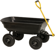Garden Trolley with Plastic Tub