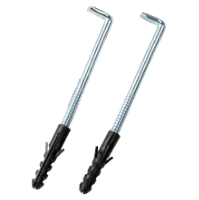 L-Type Screws with Wall Plugs (2 pcs) EvoSanitary®