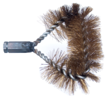Brush Head for Cleaning Large Boilers