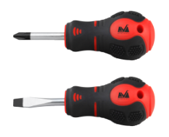 Short TPR Screwdriver (2 pcs)