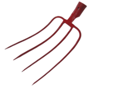 Forged Fork Red