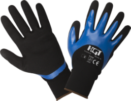 Polyester Gloves, 3/4 Nitrile Coated - Soft Touch