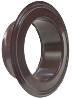 Flue Pipe Rosette / D[mm]: 118; C: Brown