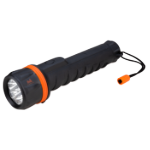 LED Flashlight with Rubber Protection