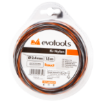 Twisted nylon line for brush cutter