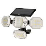 LED Projector with Solar Charging, Multidirectional, with Remote Control