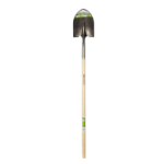 Long-Neck Lacquered Spade with Wooden Handle